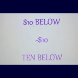 Shop for $10 & Below new & pre-loved items EUC